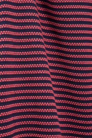Red/Navy Textured Stripe T-Shirt